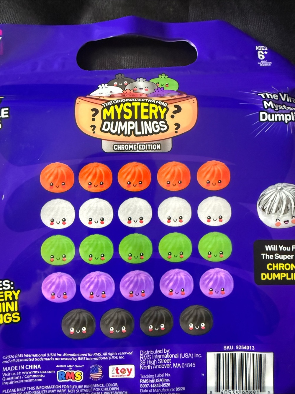New 25 Pack Mystery Mini Dumplings Chrome Edition - Authentic RMS - Picture 12 of 12